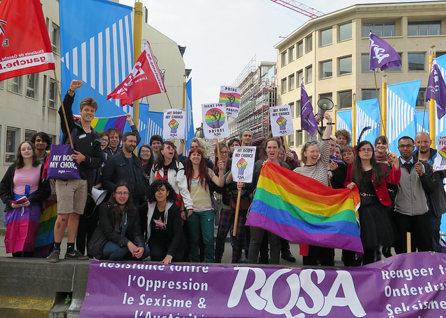 Délégation combative à la Pride : “Pride is a protest!”